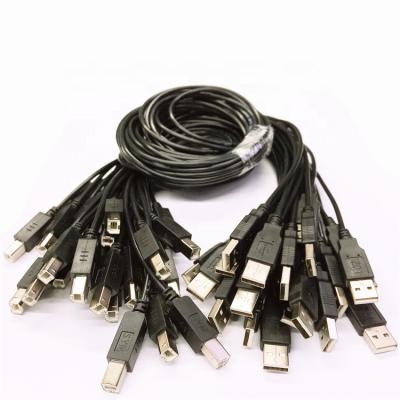 China Printer cable 1M USB-BM 2*2P+ USB AM1*4P 2464#28 4cores for HP Canon Lexmark Epson Dell Xerox for sale