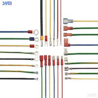 China Electronic Insulated Non Insulated Male Female Ring Flag Terminal Connector Wire Harness for sale