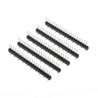 China PCB Connector 2.54mm Pitch 1*20Pin Row Pin Header S16-XX Series Single for sale