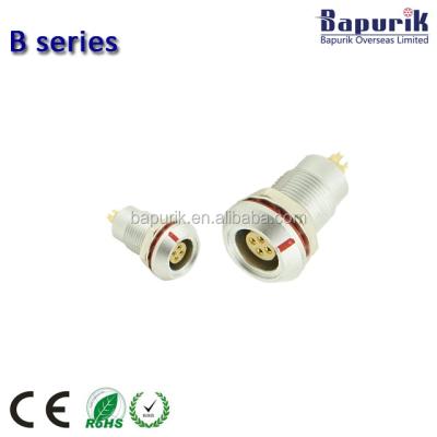 China 3 Pin Automotive Fixed Vacuum Metal Plug Tight Connector for sale