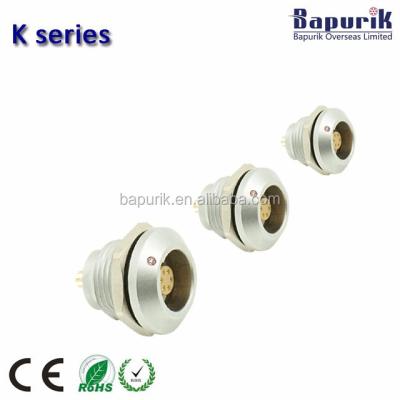 China EGG 1K 14 Pin Automotive Push Pull Portable Radios Connector Electrical Plug Waterproof Socket for sale