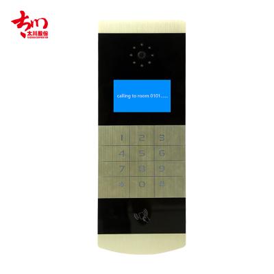 China Smart HD IP Video intercom doorbell video entry intercom for multi apartments for sale