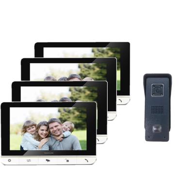 China analog video intercom 4 wire linux VDP kit 7 inch hands free two way intercom door phone en venta