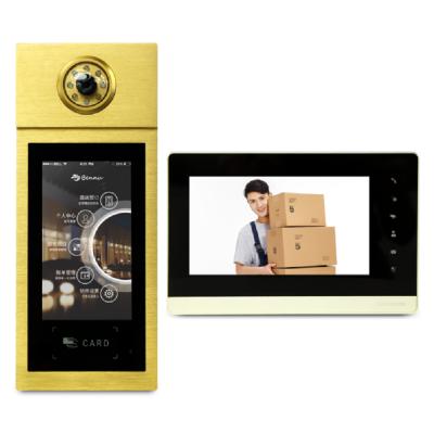 Κίνα 7 inch Touch Screen TCP IP Video Intercom System Indoor Monitor Linux Apartment Video Door Phone προς πώληση