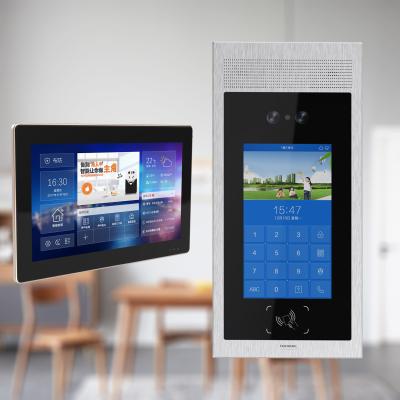 China Apartment Villa Smart Home Video Intercom Android OS Phone Remote Unlock, Video Door Phone for sale