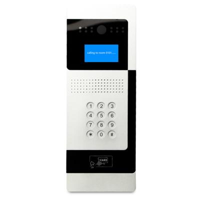 중국 New Apartment Video Door Phone TCP IP Door Unlock 2 Way Intercom Flat to Flat Call IP Video Intercom 판매용