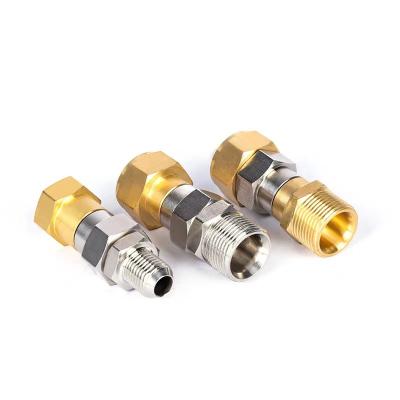 China New China-chic anti winding connector for car joint pipe winding preventing adapter nut nipple stainless and brass for sale