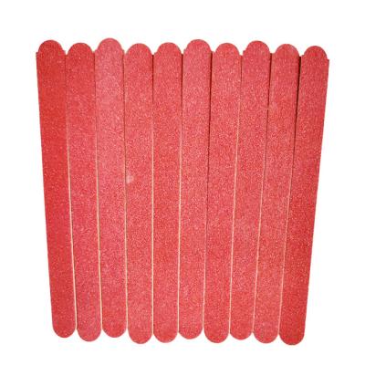 China Emery + Sand Paper Color Sided Nail Files Emery Boards Foot Nail Buff Popular Design Wooden Double Professional for sale