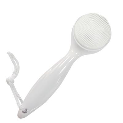 China 2022 DEEP CLEANSING Massage Deep Clean Daily Manual Natural Silicone Facial Cleanser Brush With Sponge for sale