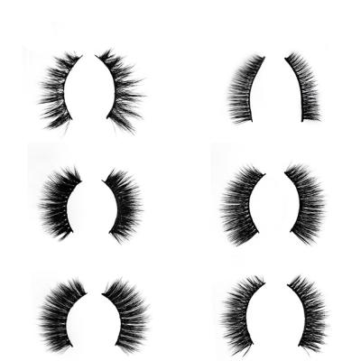 China Dramatic Natural Premium Synthetic False Eyelashes Wholesale From Factory Good Quality 5d Lash Eyelashes Kits Faux Mink for sale