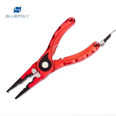 China New High Quality Fishing Tools Stainless Steel Self Locking Pliers Fish Multi Function Aluminum Alloy Fishing Pliers FP01 for sale