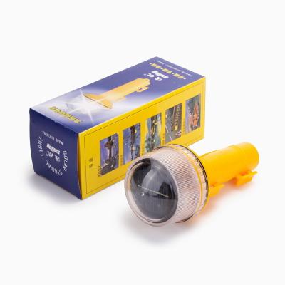 China Plastic Solar Powered Temporary Road Lighting Solar Signal Flash Light For Safety Boat Warning Light for sale