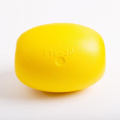 China Yellow Aquaculture Marine Buoy Floating Ball EVA Foam Wholesale High Buoyancy EVA Fishing Float Fishing Net for sale