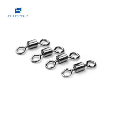 China Black Or Silver Color Nickel Brass White Bearing Swivel Fishing Bearing Swivel for sale