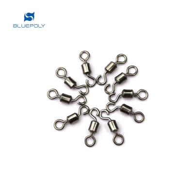 China Brass black nickel opening swivel rollong swivel fishing rolling swivel for sale