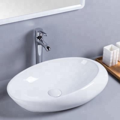 China Modern design Italy porcelain sink laundry sink cabinet bathroom ege shape combo bowl for sale