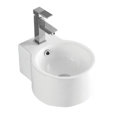 China Design SS040-1184A Modern Serene Marble Finish Wash Basin Stone Color Bathroom Sink for sale