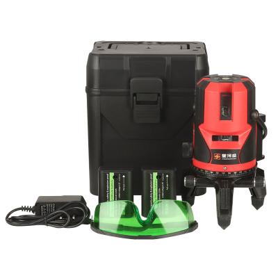 China YES Wall Mount Laser Level Point Tubing 5 Lines Laser Ground Leveling Equipment for sale