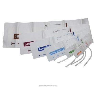 China Disposible Blood Pressure Cuff , Nonwoven BP Cuffs For One Or Two Tube Monitors With Connectors for sale