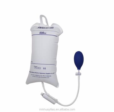 China Machine made disposable medical tpu 500ml pressure infusion cuff with plunger gauge for sale