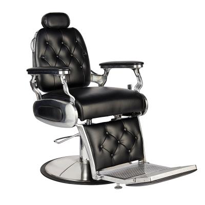 China Vintage Design Traditional High Quality Antique Barber Chairs Recliner Salon Styling Chair for sale