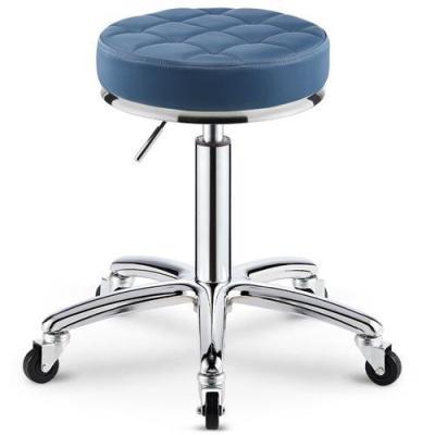 China Traditional Wholesale Rotating Salon Furniture Stool Adjustable Beauty Chair Stylist Esthetician Chair for sale