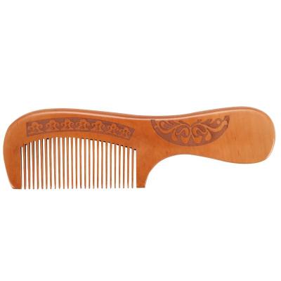 China Wooden Wide Cushion Head Tooth Hair Care Comb Carving Relaxation Massage Cheap Tool for sale