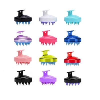 China Amazon Selling Silicone Shampoo Hair Scalp Massager Hot Comb Brush Waterproof Hot Comb Brush Custom Color Care Hair Brush With Factory Price for sale