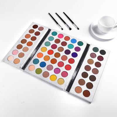 China Newest 63 Colors Waterproof Eyeshadow Vegan Makeup Private Label Eyeshadow Palette Beauty Makeup Set for sale