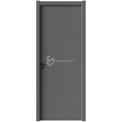 China Modern Light Luxury Style Feature Waterproof Carbon Crystal Wood Door For Hotel for sale