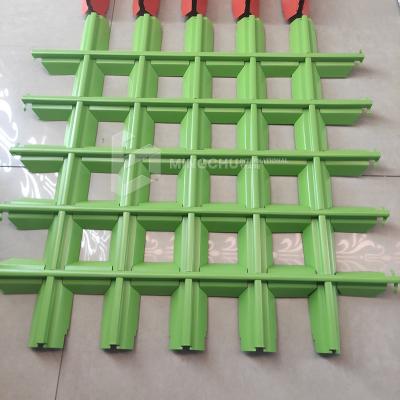 China Artistic Ceilings Open Cell Ceiling Panels Suspended Ceiling Cells Open Ceiling for Saudi Arabia Airport for sale