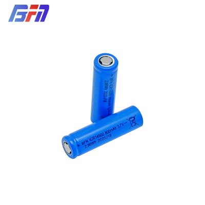 China 14500 Cylindrical Lithium Battery 3.7V 800mah Li Ion Battery Cell 14*50mm for sale