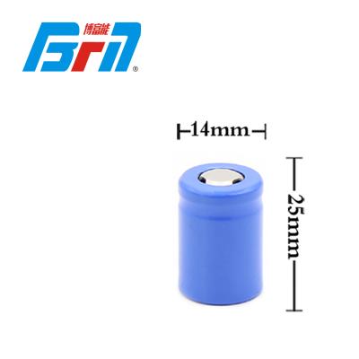 China Toys 14250 250mAh 3.7v low temperature lithium battery for low temperature clothing for sale