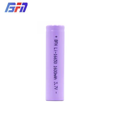 China Newest 16650 3.7V 1600mah lithium ion battery model toys for sexy toys,led light,fascia gun power solar battery for sale