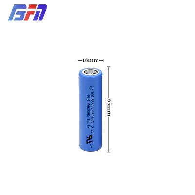 China Cylindrical high capacity 18650 2600mah inr18650 lithium battery for 1300/1500/1800/2000/2200/2400/2500mAh flashlight for sale