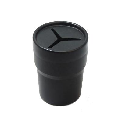 China OEM Viable Plastic Round Cup Holder Can Mini Car Trash Can for sale