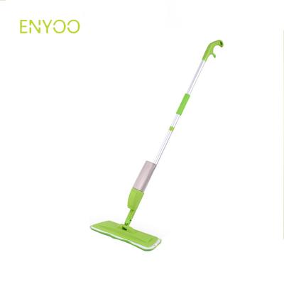 China Sustainable Magic and Sound Cleaning Microfiber Telescopic Aluminum Water Jet Mop As Seen On TV for sale