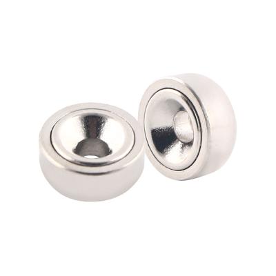 China Industrial Use Pot Magnetism Disc Neodymium Magnets Countersunk Magnet With Hole for sale