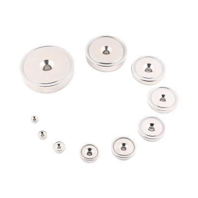 China NeFeB Magnet Factory Wholesale Round Small Countersunk Head Neodymium Magnet With Hole For Industrial Applications for sale