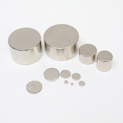 China Super Strong NdFeB Block Round OEM Magnet NdFeB Disc Magnets Large Industrial Fridge Magnets for sale