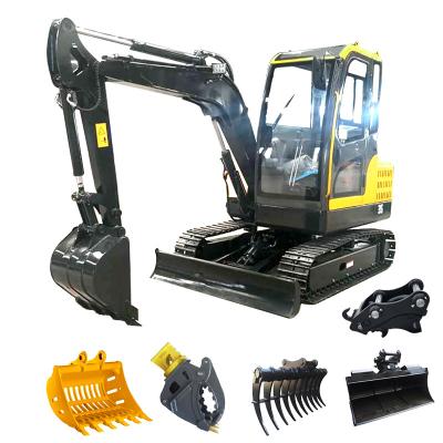 China China CE/EPA Cheap Excavadoras Escavator Price China Excavator 3.5 Ton 4 Ton Mini Excavator For Sale With Bucket Excavator Air Filter for sale