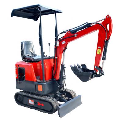 China FREE SHIPPING Diesel Excavator China Mini Excavators Equipped EPA EURO 5 Engine 1 Ton Model Excavator for sale