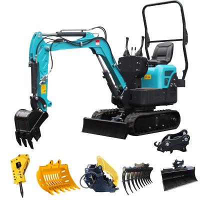 China Factory China Cheap Mini Excavator Small Excavator 1 Ton Sale Mini Excavator Machine Attachments For for sale