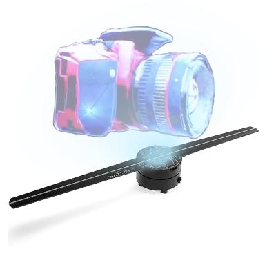 China Outdoor WiFi 3D Hologram Projector Fan LED Lamp Advertising Performance Display Machine Logo Remote Light for sale