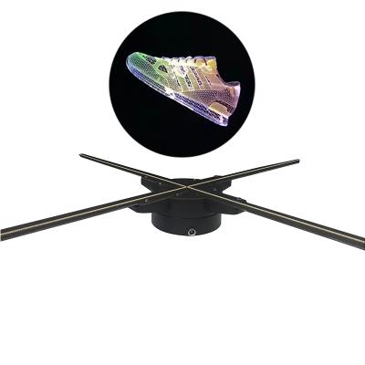 China Yvette P80 outdoor wifi waterproof 3d four blades led hologram fan advertising holographic display for outdoor for sale