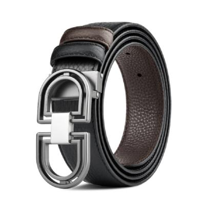 China 2021 popular autumn and winter new alloy belt PU buckle belt designer brand leather belt for sale