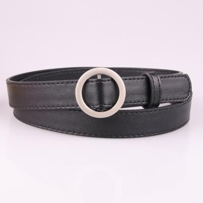 China Wholesale Casual Designer PU Leather Cowhide Factory Belt Leather Belt For Student for sale