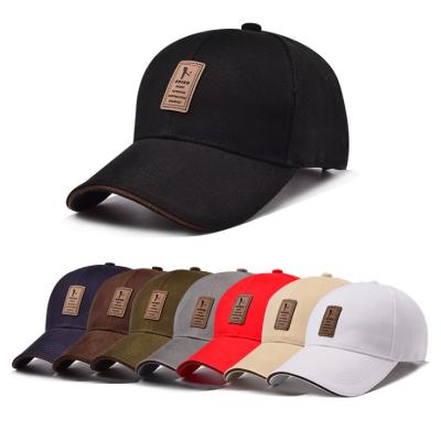 China Wholesale COMMON Fashion Leisure Trucker Hat Men's Spring And Summer Baseball Cap Outdoor Sports Leather Hat Women's Baseball Cap for sale