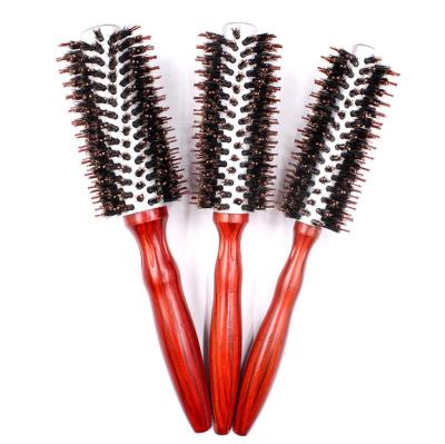 China Factory direct sales solid wood hair comb aluminum wire hair combs anti-static heat resistant for sale