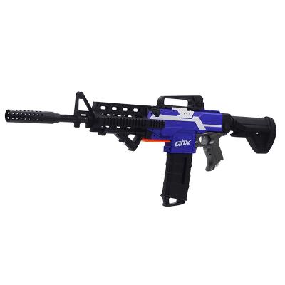 China Toy Zhorya Kids Gun Toys Funny Outdoor Electric Air Gun Simulation M416 Storm Blaster Gun Toy for sale